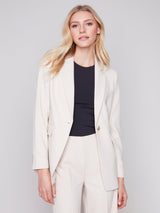 Charlie B Women's Solid Blazer - A&M Clothing & Shoes