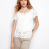 Charlie B Women's SS Reversible Crochet Top - A&M Clothing & Shoes