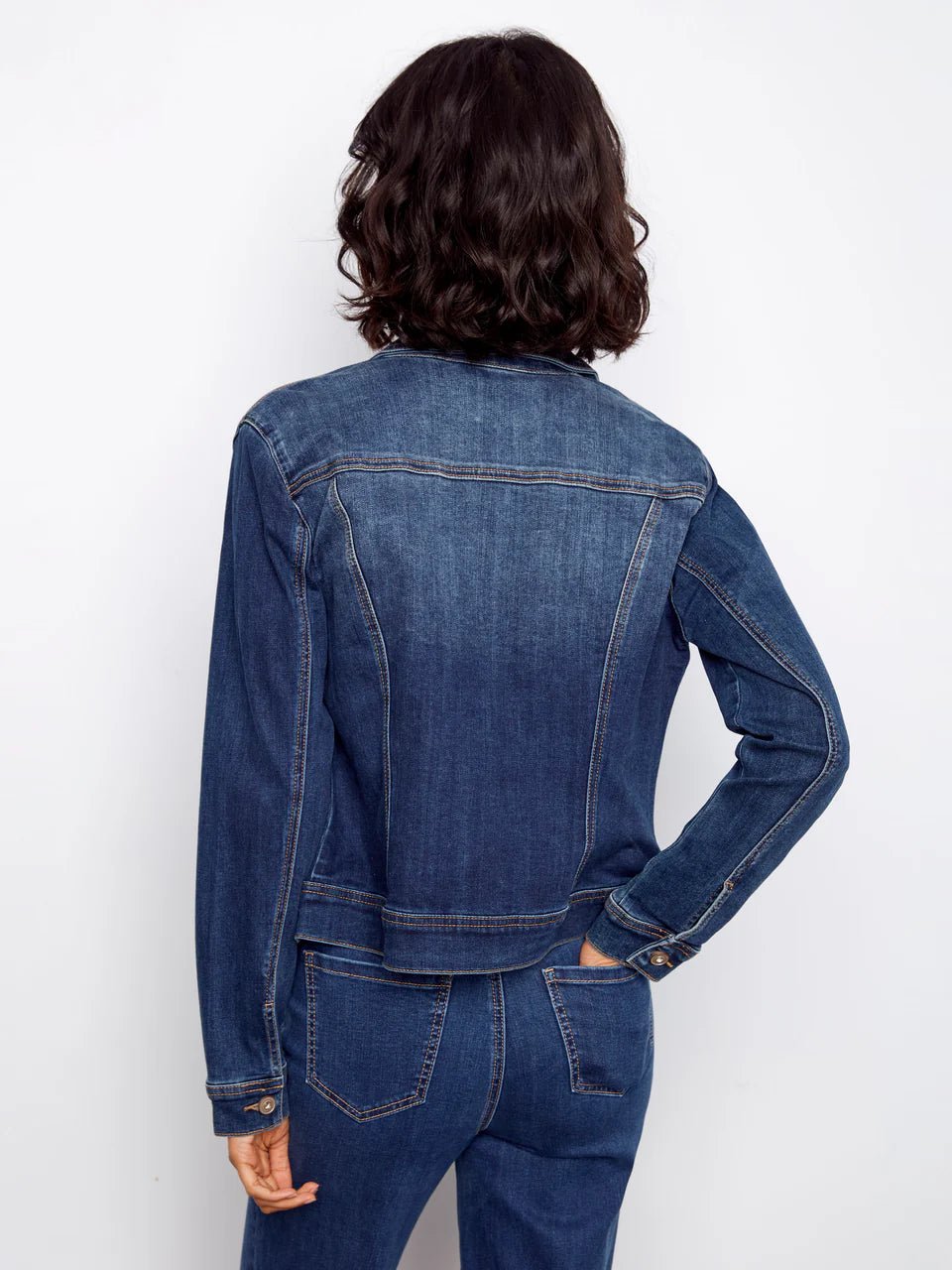 Charlie B Women's Stretch Denim Jacket - A&M Clothing & Shoes - Westlock