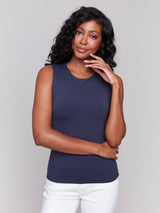 Charlie B Women's Super Stretch Sleeveless Top - A&M Clothing & Shoes