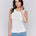 Charlie B Women's Super Stretch Sleeveless Top - White