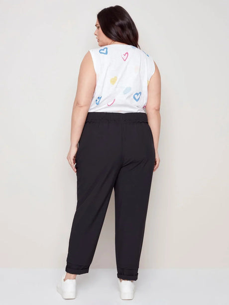 Charlie B Women's Techno Pants Plus - Black