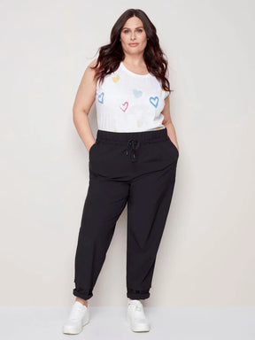 Charlie B Women's Techno Pants Plus - Black