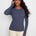 Charlie B Women's Tencel Rib Long Sleeve Crew Neck Top - Midnight