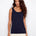 Charlie B Women's Wear 2-Way Bamboo Cami - Navy