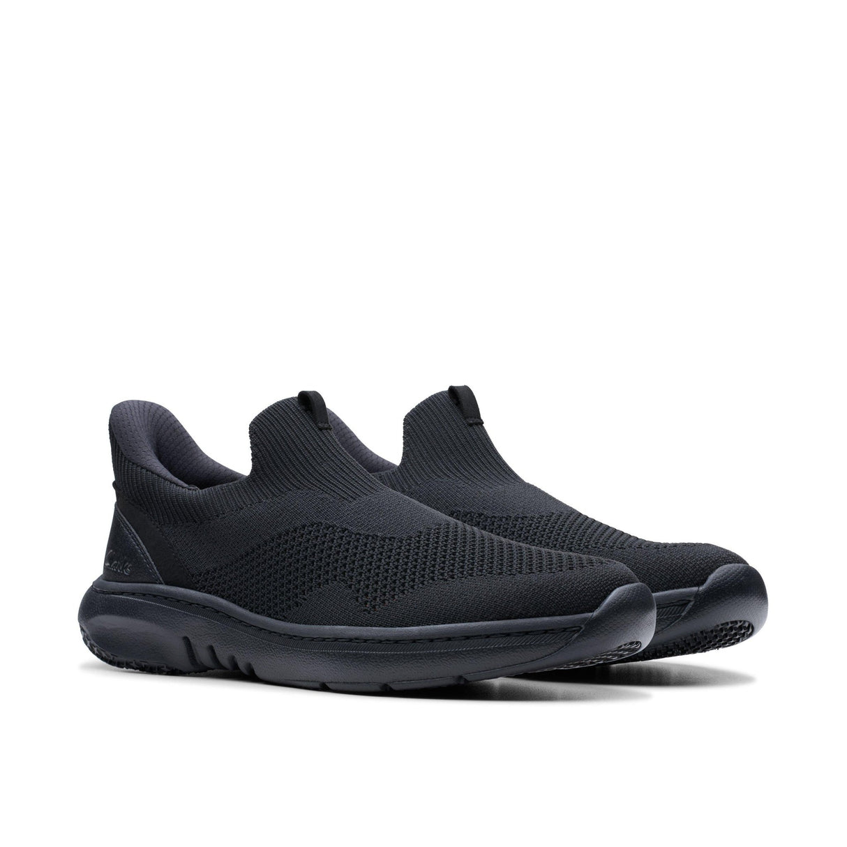 Clarks Men's ClarksPro Free Black Knit Shoes - A&M Clothing & Shoes