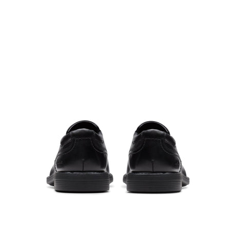 Clarks Men's Dresslite Step Black Leather Dress Shoes Wide - Black