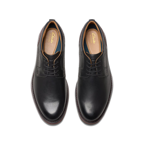 Clarks Men's Monahan Leather Dress Shoes - Black