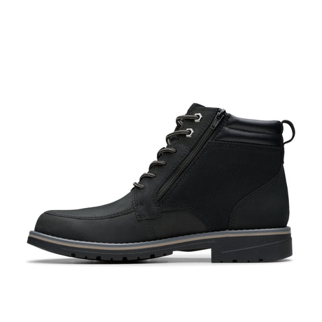 Clarks Men's Morris Zip-Up Boots - Black