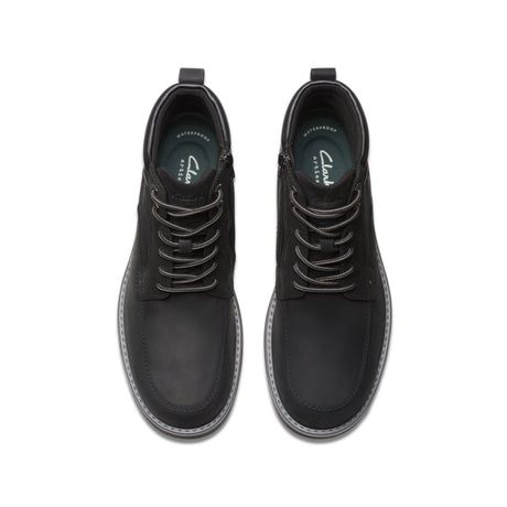 Clarks Men's Morris Zip-Up Boots - Black