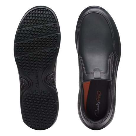Clarks Men's Pro Step Shoes Wide - Black