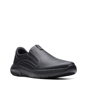 Clarks Men's Pro Step Shoes Wide - Black