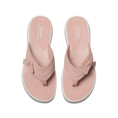 Clarks Women's Breeze Dalia Blush Interest Sandals - Blush