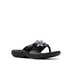 Clarks Women's Breeze Opal Black Pat Sandals - A&M Clothing & Shoes - Westlock