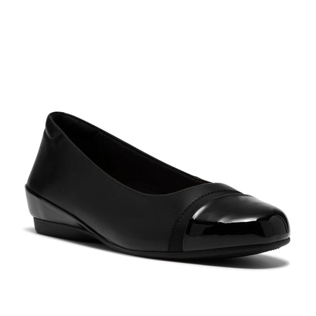 Clarks Women's Cathrynn Dusk Black Pat Dress Shoes - Black