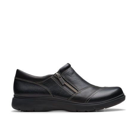 Clarks Women's Certina Pure Leather Shoe - Black