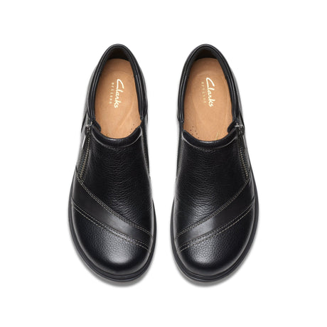 Clarks Women's Certina Pure Leather Shoe - Black