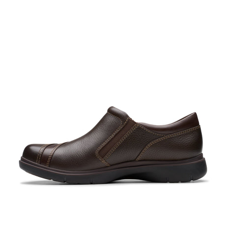 Clarks Women's Certina Pure Leather Shoe Wide - Dark Brown