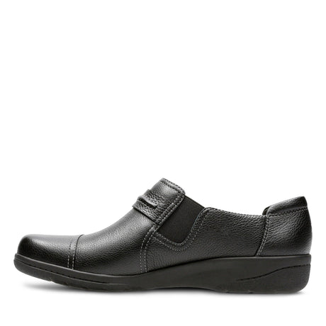 Clarks Women's Cheyn Madi Slip On Shoes Wide - Black