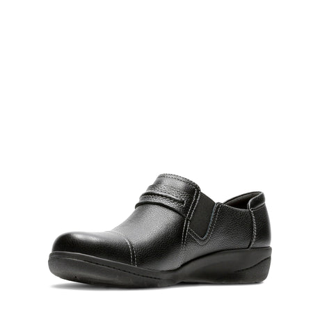 Clarks Women's Cheyn Madi Slip On Shoes Wide - Black