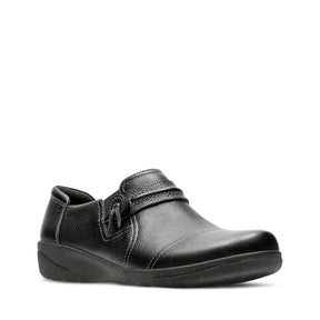 Clarks Women's Cheyn Madi Slip On Shoes Wide - Black