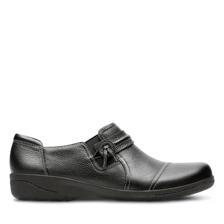Clarks Women's Cheyn Madi Slip On Shoes Wide - Black