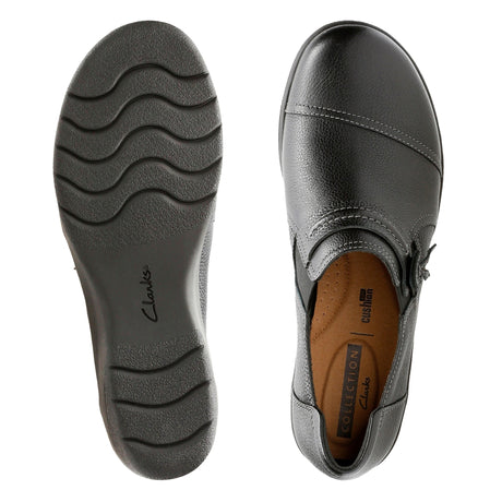 Clarks Women's Cheyn Madi Slip On Shoes Wide - Black