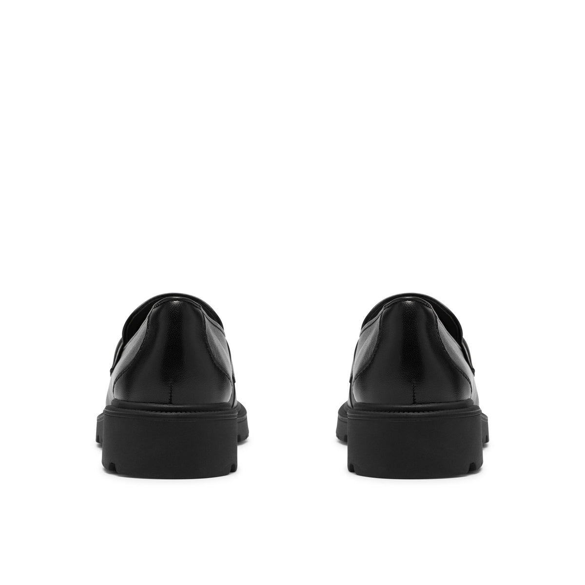 Clarks Women's Code L Edge Black Leather Loafers - Black