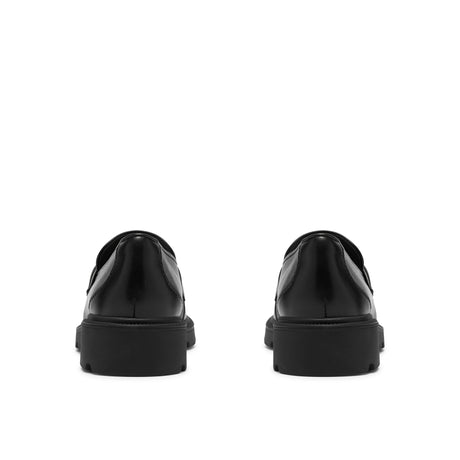 Clarks Women's Code L Edge Black Leather Loafers - Black
