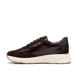 Clarks Women's Code R Run Dark Brown Combi Sneakers - Dark Brown