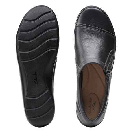 Clarks Women's Cora Giny Shoes Wide - Black