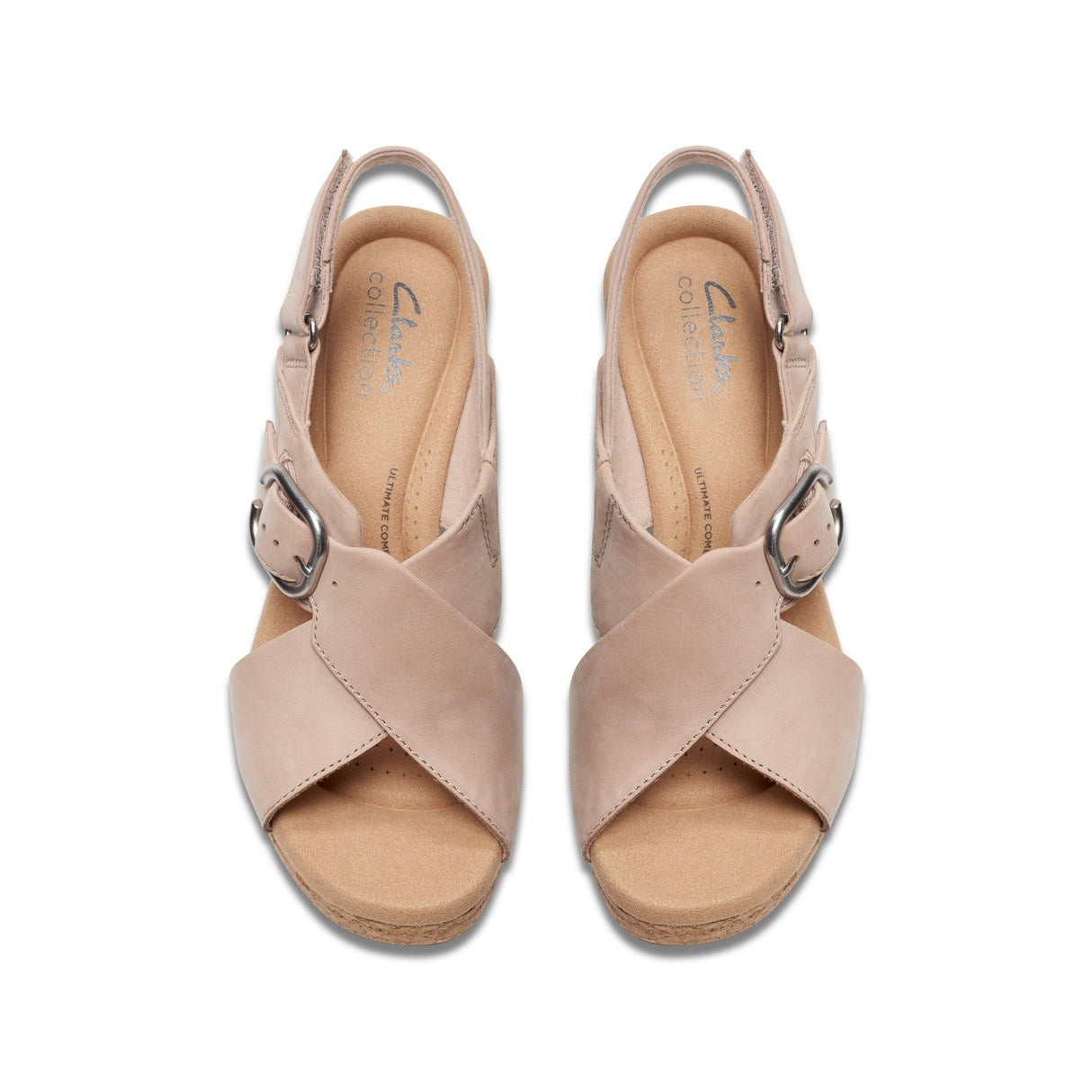 Clarks Women's Giselle Dove Sandals - A&M Clothing & Shoes