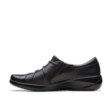 Clarks Women's Kaetlyn Mila Black Leather Shoes - A&M Clothing & Shoes - Westlock