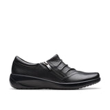 Clarks Women's Kaetlyn Mila Black Leather Shoes - A&M Clothing & Shoes - Westlock