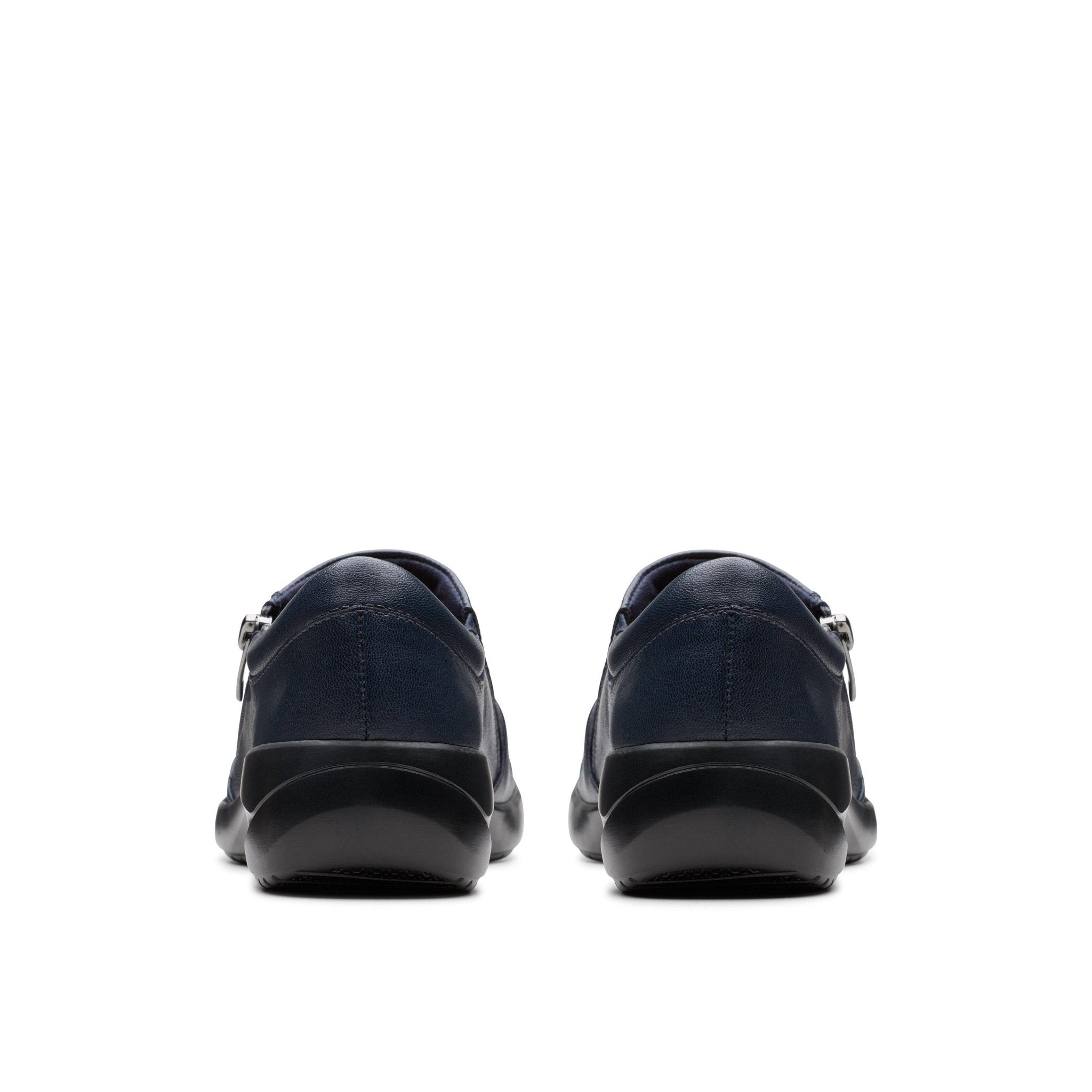 Clarks Women's Kaetlyn Mila Navy Leather Shoes | A&M