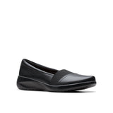 Clarks Women's Kaetlyn Rhea Black Leather Shoes - A&M Clothing & Shoes - Westlock