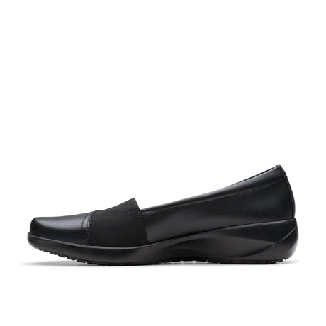 Clarks Women's Kaetlyn Rhea Black Leather Shoes - Black