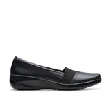 Clarks Women's Kaetlyn Rhea Black Leather Shoes - A&M Clothing & Shoes - Westlock
