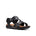 Clarks Women's Kitly Ave Black Leather Sandals - Black