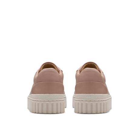 Clarks Women's Mayhill Bay Light Pink Leather Shoes - Pink