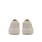 Clarks Women's Mayhill Bay Off White Leather Shoes - A&M Clothing & Shoes