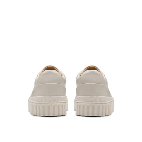 Clarks Women's Mayhill Bay Off White Leather Shoes - Off White