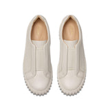 Clarks Women's Mayhill Bay Off White Leather Shoes - A&M Clothing & Shoes