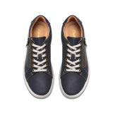 Clarks Women's Nalle Lace Navy Nubuck Shoes - A&M Clothing & Shoes