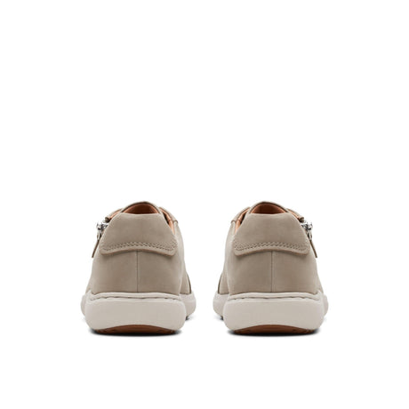 Clarks Women's Nalle Lace Stone Nubuck Shoes - Stone