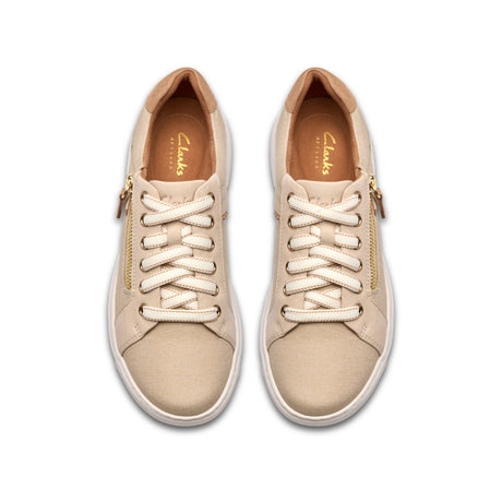 Clarks Women's Nalle Zen Cream Sneakers - Cream