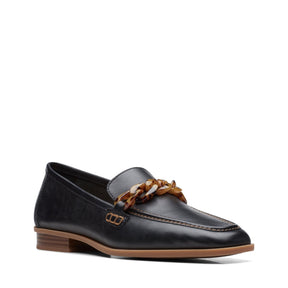 Clarks Women's Sarafyna Iris Loafer - Black