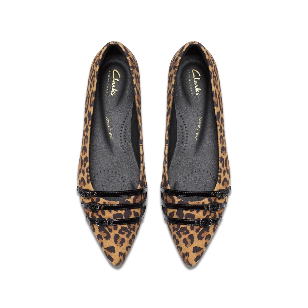 Clarks Women's Sensa15 Strap Leopard Suede Shoes - A&M Clothing & Shoes - Westlock