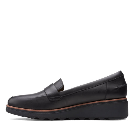 Clarks Women's Sharon Gracie Shoes Wide - Black
