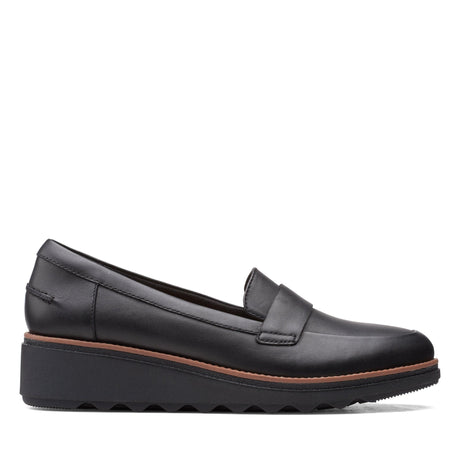 Clarks Women's Sharon Gracie Shoes Wide - Black